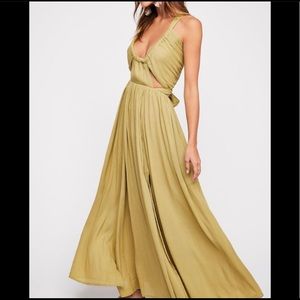 Free People Issa Maxi Dress - Olive